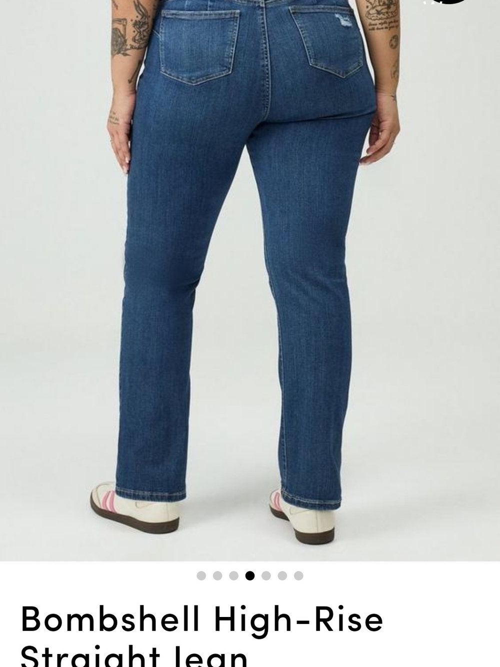 Bombshell High-Rise Straight Jean - Picture 4 of 6